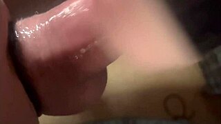 guy edges cock with pre-cum leaks before blasting multiple outdoor cumshots
