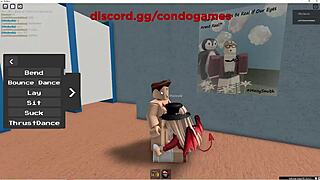 i'm fucking this emo devil girl hard in roblox!