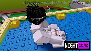 whoa roblox slut grabs eboy cock at nightconz join gg conx for rough big tits ass game