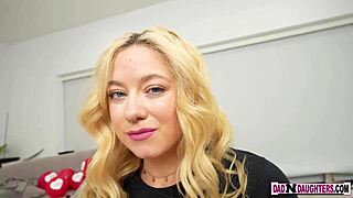 Stepdaughter, why'd you cum help stepdad fuck your tight pussy now?