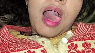 stepbrother rams stepsister's wet hole in raw closeup pounding session