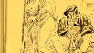 vintage erotic art captures timeless sensual scenes