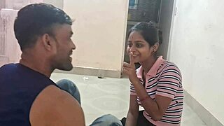 desi indian teen so desperate for cock in wet pussy creampie doggystyle