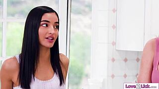 busty cougar stepmom's kiss might just break that naughty spell