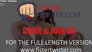 czech lesbian fists hot blonde's ass and pussy deep!!