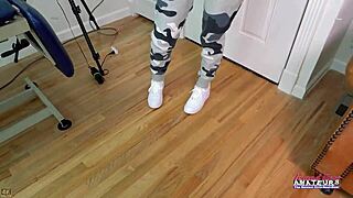 damn this petite blonde milf's solo toy fingering sloppy dildo bj rimjob ball lick vibrator play