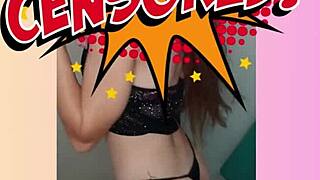 Watch Sol Megan Fire rip clothes for hottest sheer redhead striptease dance!