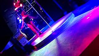 Check out this blonde german stripper teasing ripping clothes big tits ass at eds bar titty tuesday