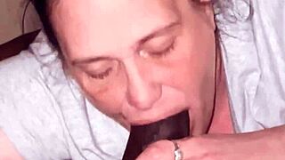 Beautiful Midget Deepthroats Monster Cock with Gagging Sloppy Sucking