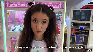 if you sink 10 hoops in the hoop i'll let you creampie my tight pussy outdoors?!