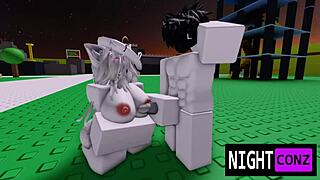 whoa roblox slut grabs eboy cock at nightconz join gg conx for rough big tits ass game