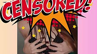 Watch Sol Megan Fire rip clothes for hottest sheer redhead striptease dance!