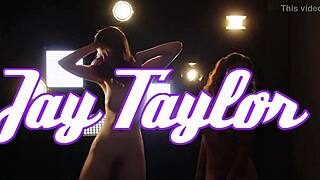 jay and loni strip and dance nude together softly