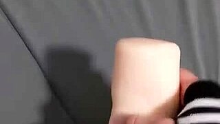 transgirl pounds fleshlight hard in full solo fucking video