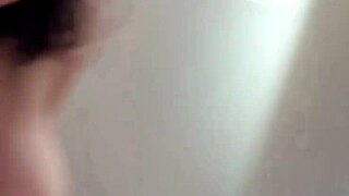 Firm big tits brunette moans loud in POV, who's stroking next? 😩💦