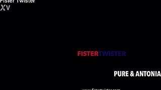 czech lesbian fists hot blonde's ass and pussy deep!!