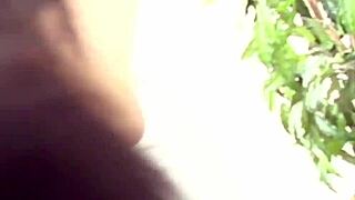 jaylynn risks it all sneaking big black cock behind family's back