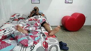 gordita moans as old man pounds her in interracial fuck!