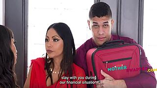 Hey 😏 latina desi stepmom sasha pearl and brandy salazar swap with ethan seeks and mike ox gangbang! 🔥👯‍♀️