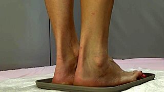 peeing on strawberries then trampling them with my cute feet in shower