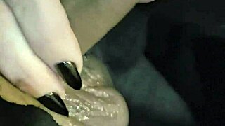 goth babe sensually sucks cock swallows cum gags hard