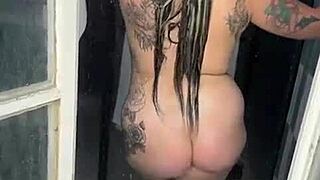 alina modelista's sexy shower gets super clean