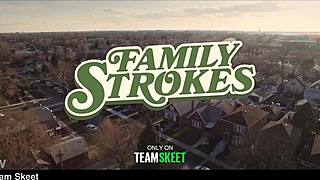 skinny redhead fucked doggystyle while doing chores