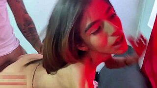 Think a college girl like her can handle your boss cock after workout?