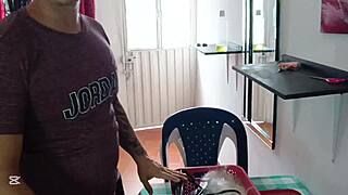 i gave delivery guy such good attention he fucked my juicy ass and came on it