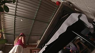 colombian latina hates short skirts but flashes upskirt view