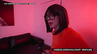 velma gets her tight ass fucked rough by creepy clown paola stone