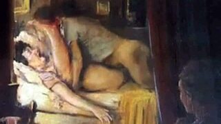 vintage erotic art captures timeless sensual scenes