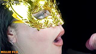 Amateur MILF Millie Fox SWALLOWS Her BIGGEST THICK Cum Load