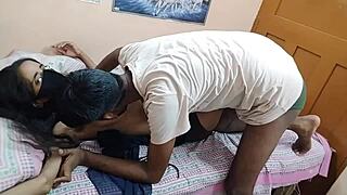 My Cute Girlfriend Delivers Naughty Bedroom Doggystyle Creampie Quickie