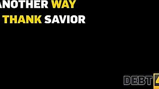 that silly vase debt led to cute czech girl's shaved pussy seduction pov