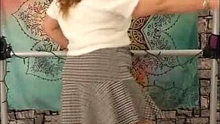 hey steffi's shaking that hotwife booty like crazy