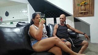 gordita moans as old man pounds her in interracial fuck!