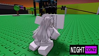 whoa roblox slut grabs eboy cock at nightconz join gg conx for rough big tits ass game
