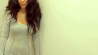 Curvy blue-eyed neighbor milf begs for creampie since husband can't breed her