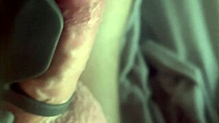 guy edges cock with pre-cum leaks before blasting multiple outdoor cumshots