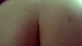 German european couple rides ass fucking sex in hotel room