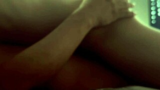 Love his touch as I fuck it so good!