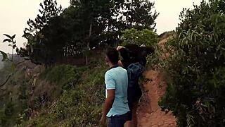 fucking outdoors with bro-in-law got me so wet 🌳💦😈