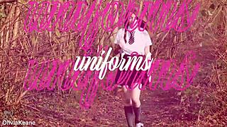 Teen Nurse in Stockings Deepthroats Swallows Cum Showing Off Oral Skills First Time