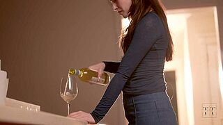 i didnt expect kitchen lick fest on my juicy pussy, came so hard in 4k