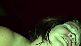 gilf rides monster cock exploding in orgasm