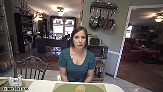 step-nephew stuffs step-aunt jane cane balls deep creampie pov 😍 homemade milf