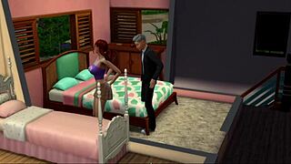 daddy finally pops my virgin cherry in his bedroom