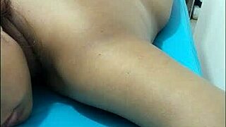 Slave whore's oiled buttocks groped hard