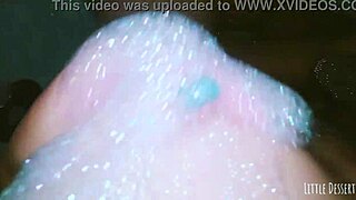 wanna grope this petite teen's small tits while she soaks in the bath??